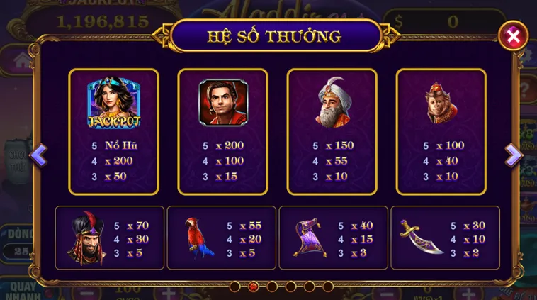 Bí Quyết Chinh Phục Nổ Hũ Aladin Slots Tại 789Club Với Tỷ Lệ Thắng Lớn