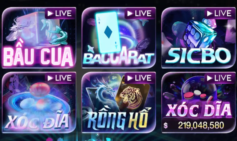Live Game 789Club Trải Nghiệm Sòng Bạc Trực Tuyến Đẳng Cấp Quốc Tế Năm 2026