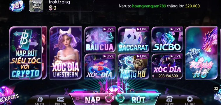 Game Bài 789Club Trải Nghiệm Đẳng Cấp Casino Quốc Tế Với Tỷ Lệ Thưởng Cực Cao
